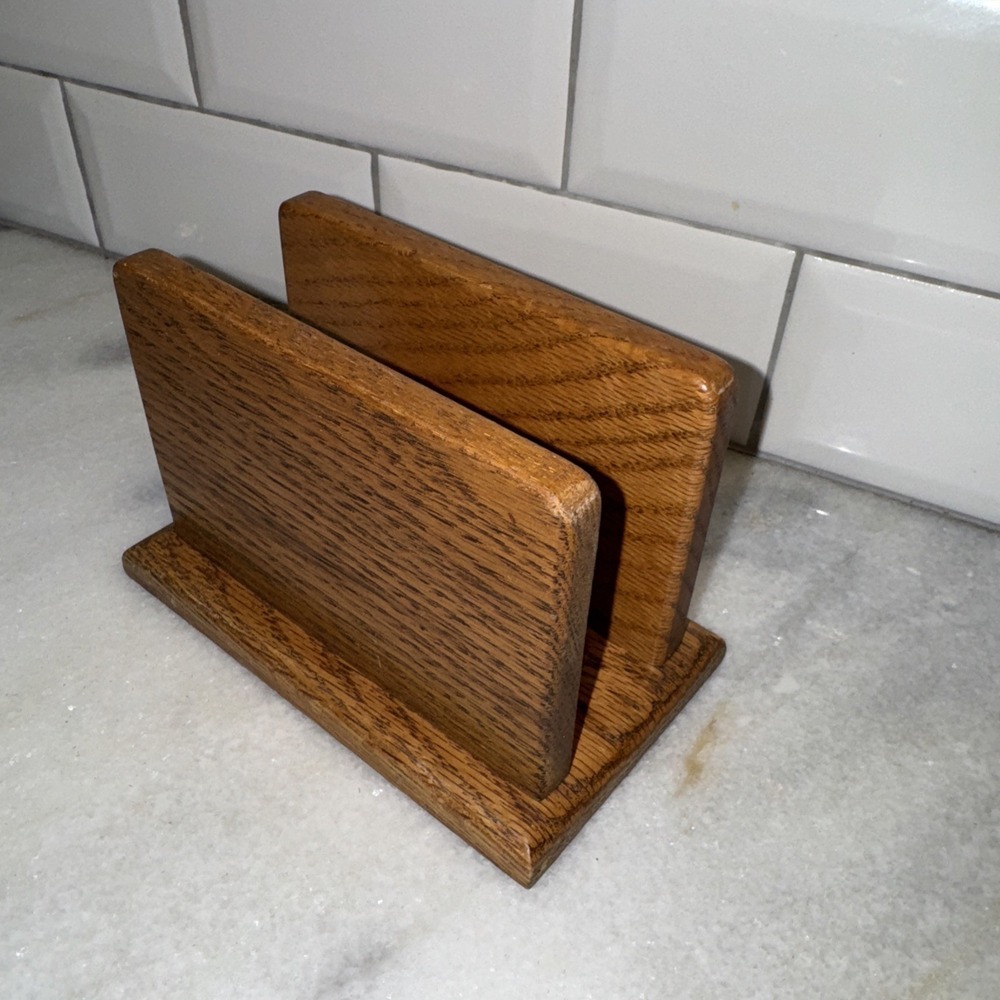 Vintage Good Wood Napkin Holder GW992